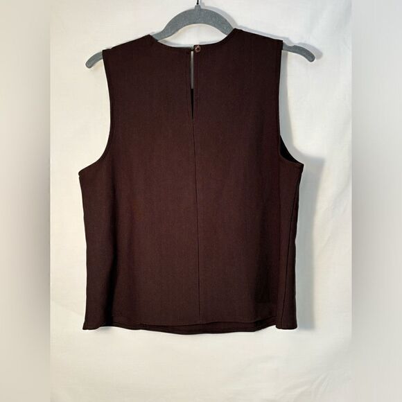 SC & CO Vintage brown faux belt tank top Size 12 - Picture 5 of 6